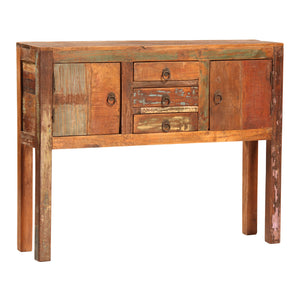 Reclaimed Hardwood Console Table