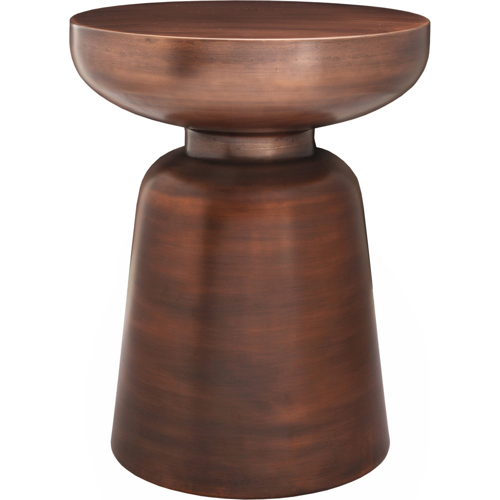 Antique Copper Accent Table