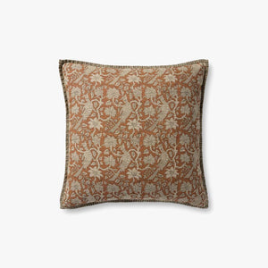 Rust Pillow - Down-Filled - 22'' x 22''