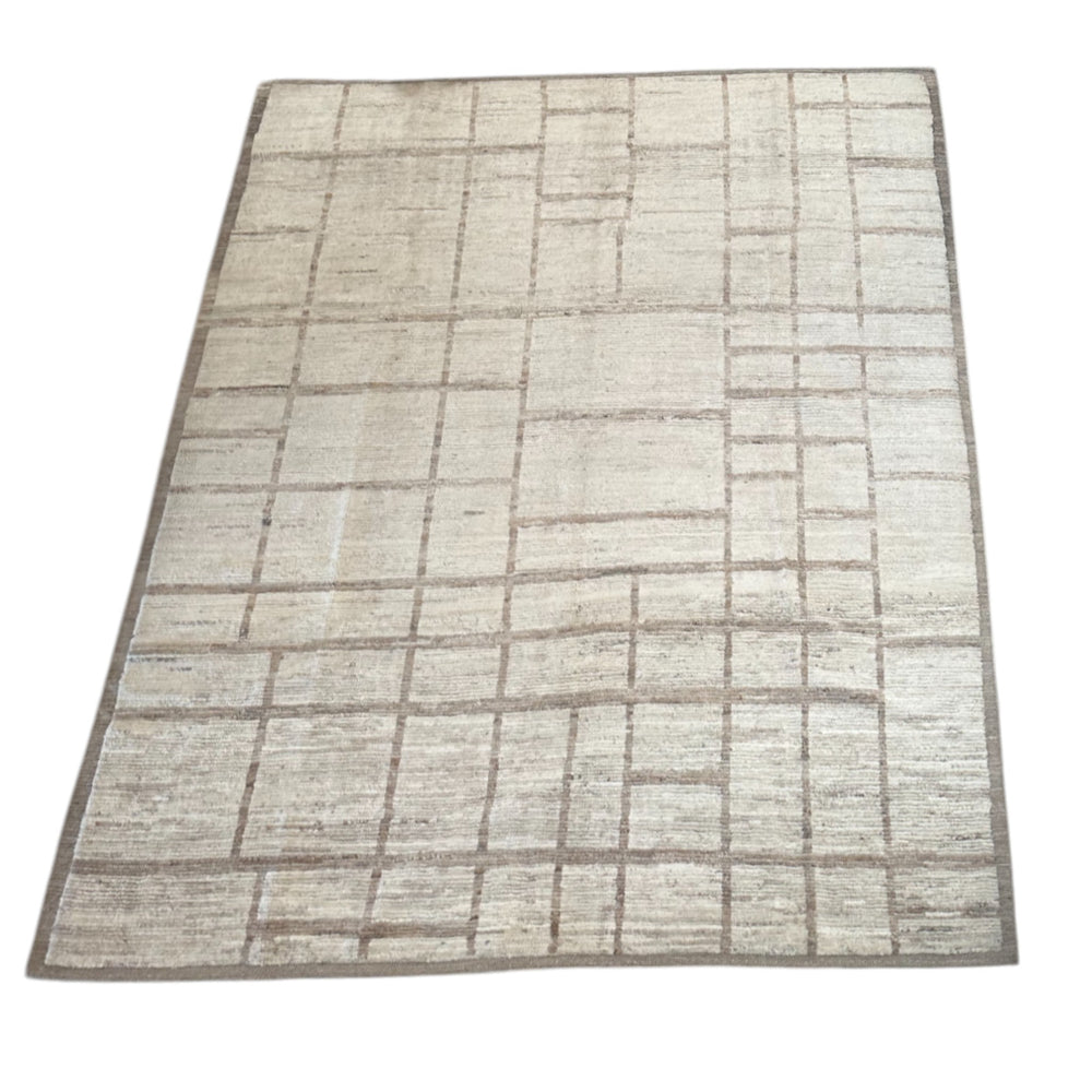 Hand Knotted Moroccan Rug • 10" x 8'3"