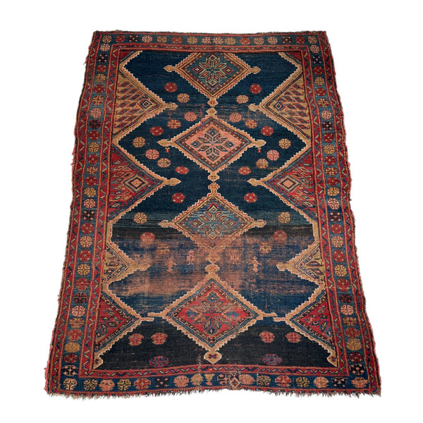 Vintage Caucasian Rug • 5'10" x 4'4"
