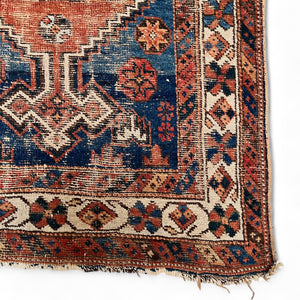 Vintage Caucasian Rug • 4'6" x 5'11"