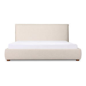 Wheat Upholstered Queen Bed