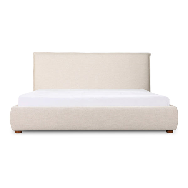 Wheat Upholstered Queen Bed