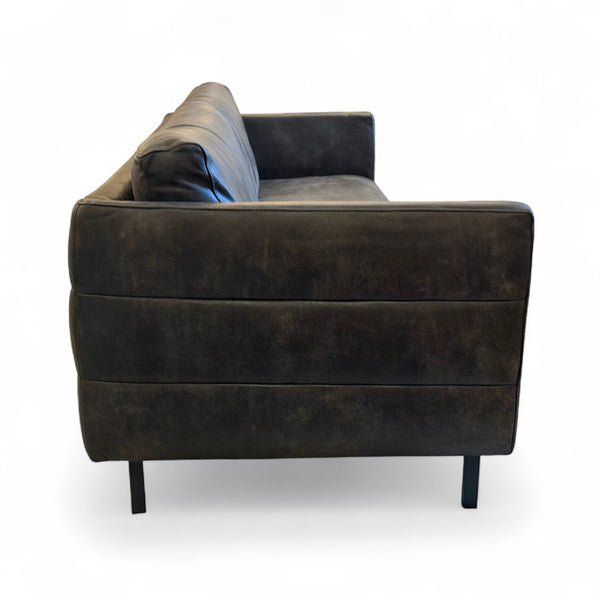 Distressed Leather Sofa