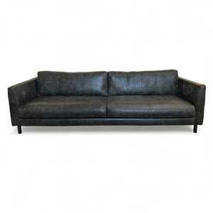 Distressed Leather Sofa