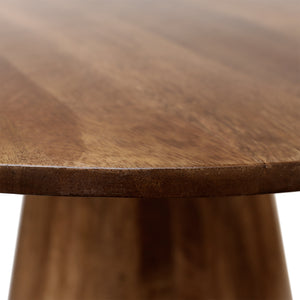 Round Base Mango Wood Dining Table