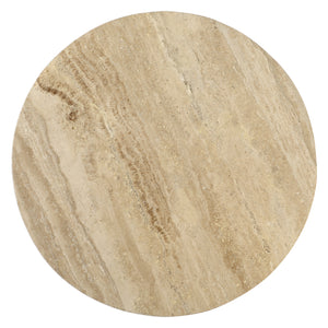 Travertine Stone Side Table