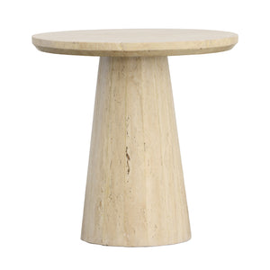 Travertine Stone Side Table