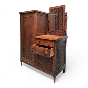 Vintage Vanity Dresser + Closet