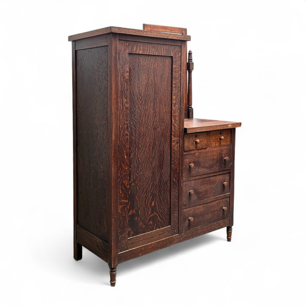 Vintage Vanity Dresser + Closet