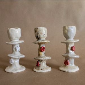 Flower Candlestick by Nina Luna