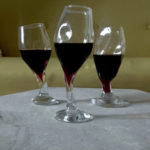 Surrealist Wine Glass by Yaya Glassware