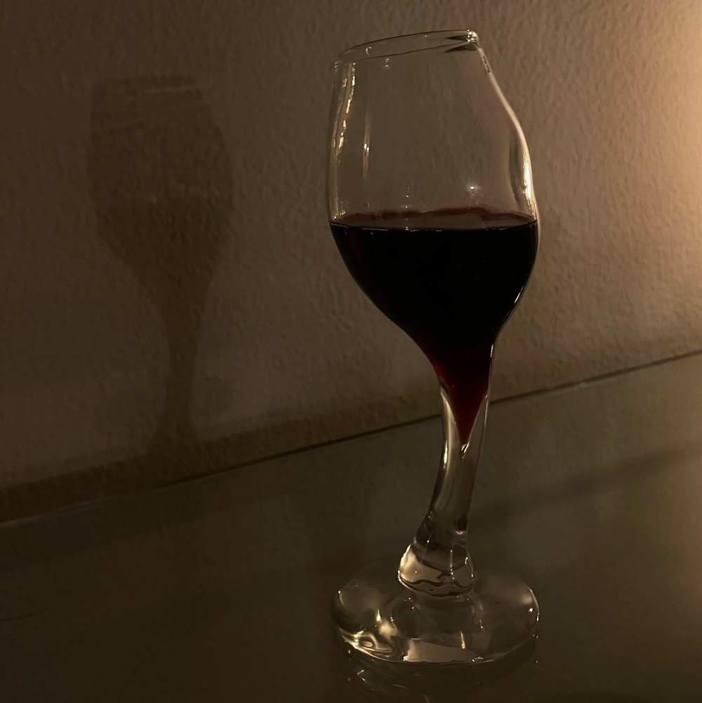 Surrealist Wine Glass by Yaya Glassware