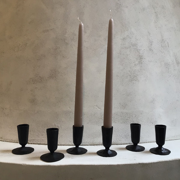 Short Iron Candle Holder