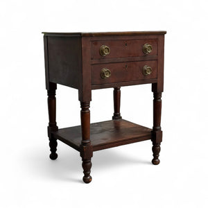 Vintage Entryway Stand with Drawers