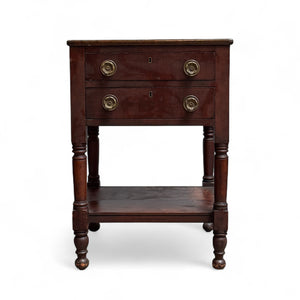 Vintage Entryway Stand with Drawers