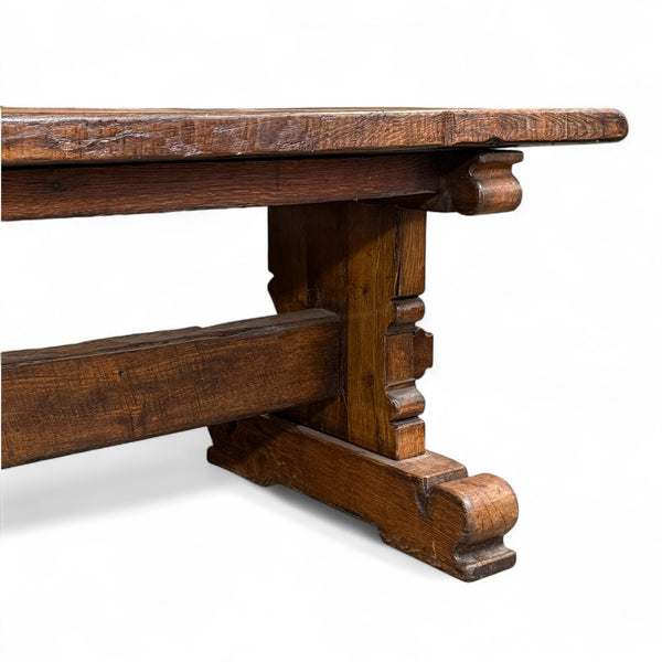 Vintage French Oak Farm Table