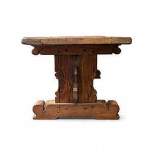 Vintage French Oak Farm Table