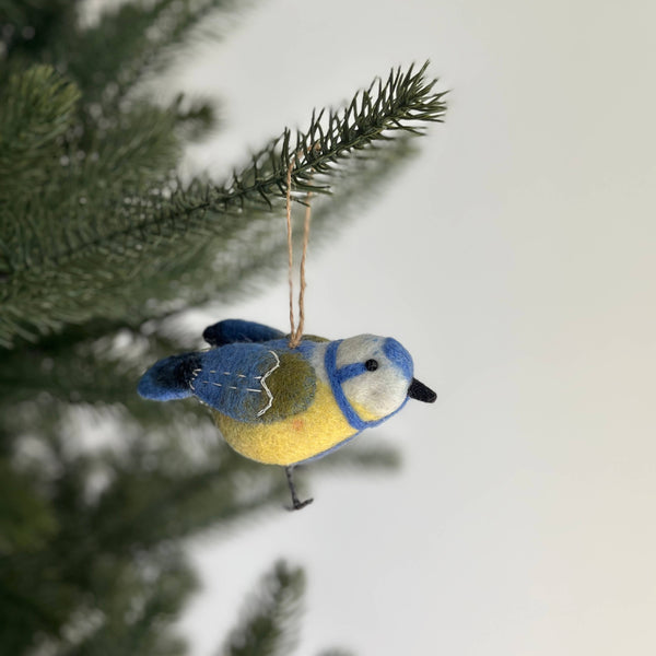 Felt Bird Ornaments Set of 6 - A Set