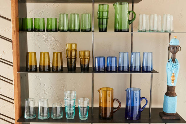 Amber Moroccan Beldi Glassware