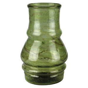 Val Vase, Green Glass