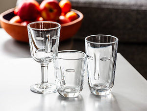 Resting Face Glassware
