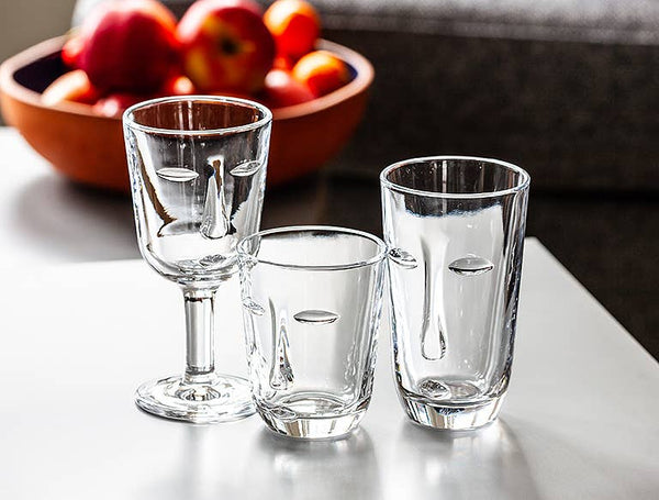 Resting Face Glassware