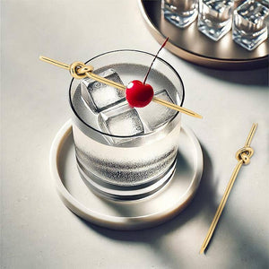 Gold Knot Cocktail Pick-5"L