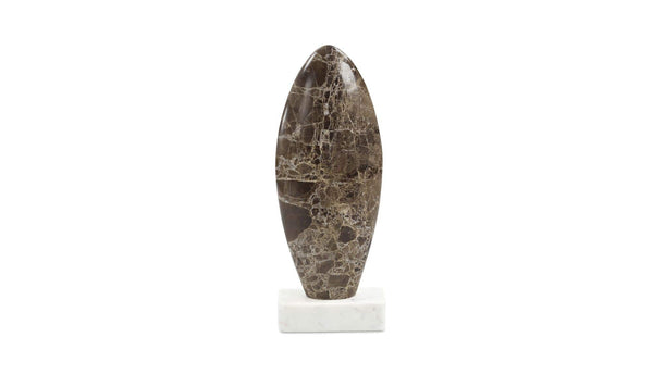 Boda Sculpture Dark Emperador Marble