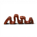 Wavy Ceramic Candleholder by Hannah Lessnick