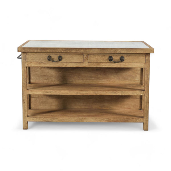 Stone Topped Kitchen Island