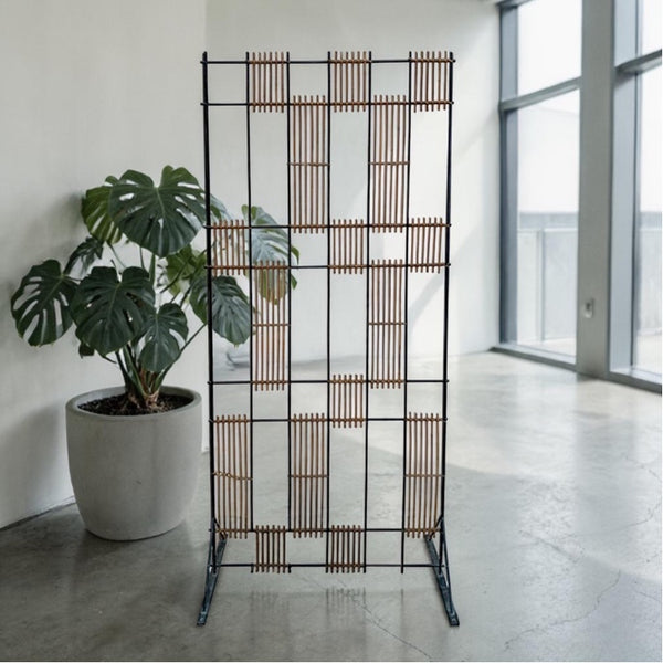Mid Century Bamboo Screen