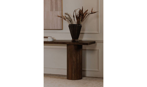 Hadley Console Table Warm Brown