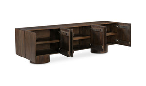 Hadley Media Unit Warm Brown