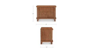 Enya Nightstand Red Oak