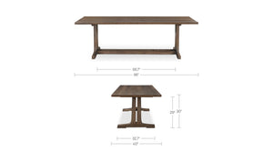 Samuel Dining Table Dark Brown
