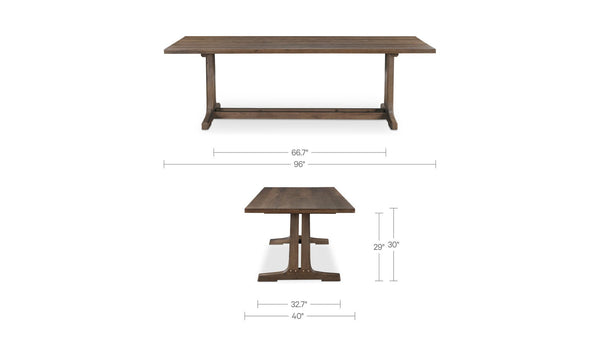 Samuel Dining Table Dark Brown