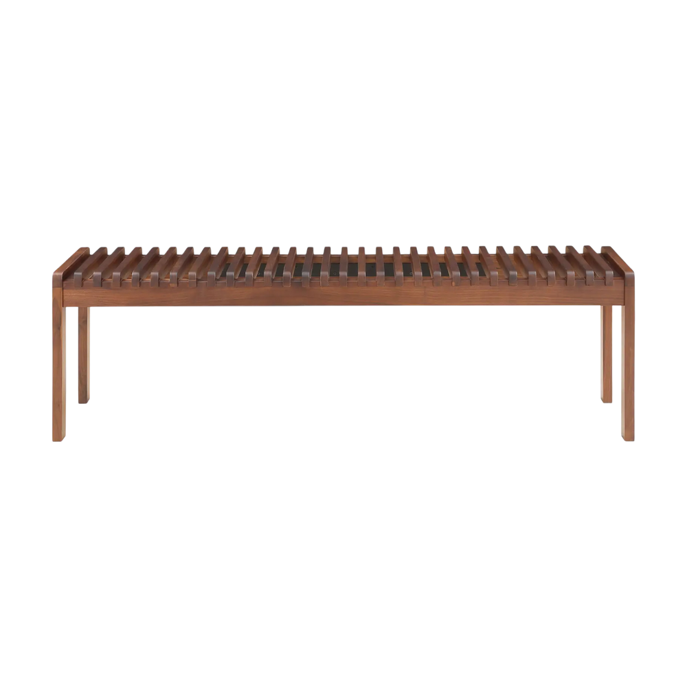 Walnut Brown Bench
