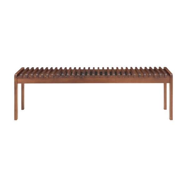 Walnut Brown Bench