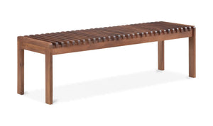 Walnut Brown Bench