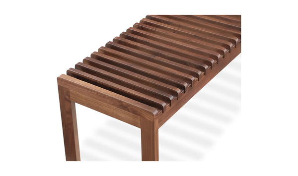 Walnut Brown Bench