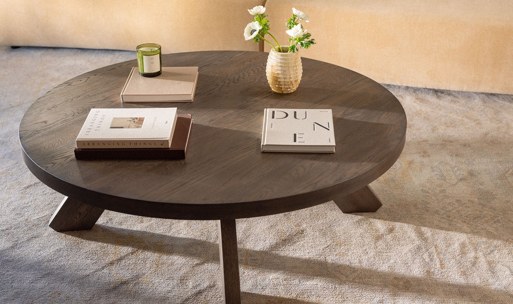 Alden Coffee Table Cool Brown
