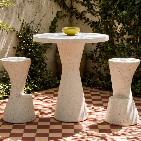 Orrix Outdoor Bar Table White