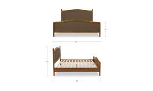 Eve Queen Bed Brown
