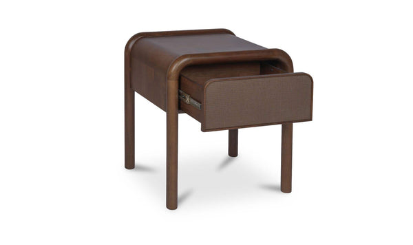 Rye Nightstand Warm Brown