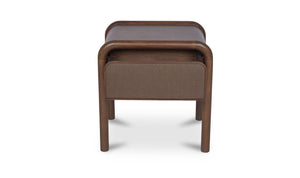 Rye Nightstand Warm Brown