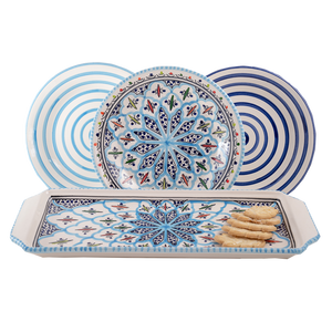 Cobalt Stripe Side Plate, Dinnerware