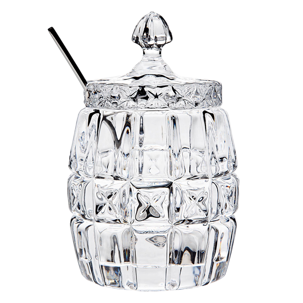 Jam / Honey Jar with Serving Spoon