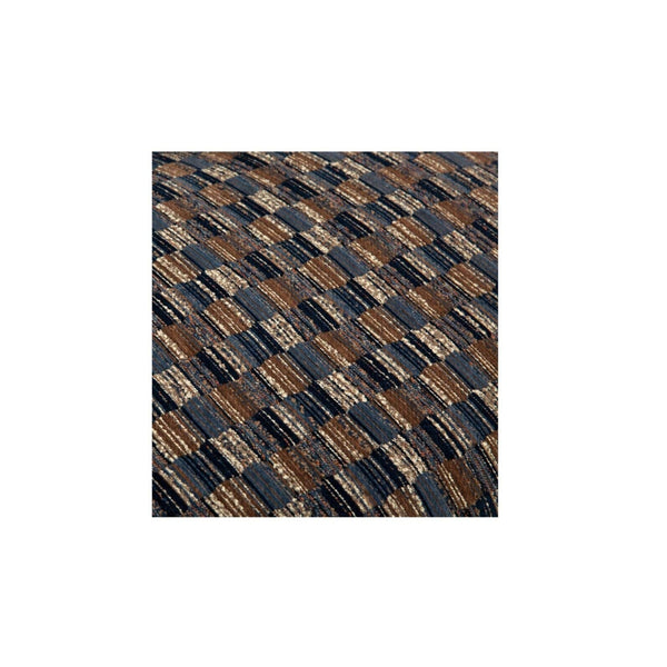 Cates Ottoman, Navy and Brown